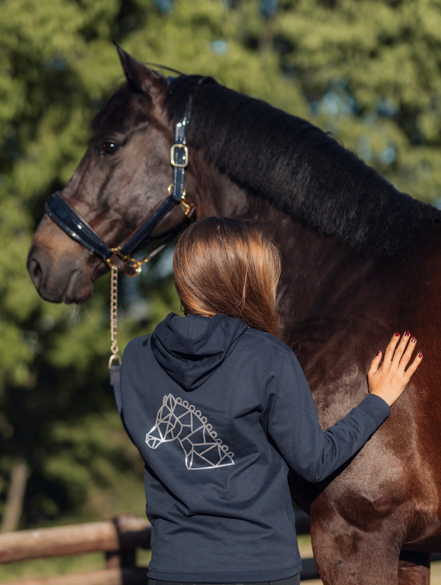 Sudadera “Hello Riders!” Navy – COR EQUESTRIAN
